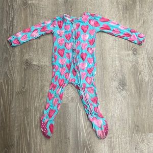 Posh peanut  12-18 months “queen of hearts” zip footie